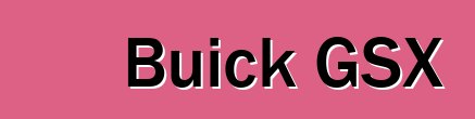 Buick GSX