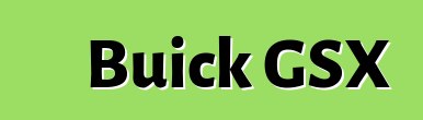 Buick GSX