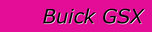Buick GSX