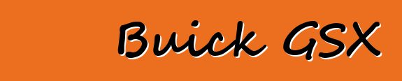 Buick GSX