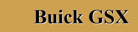 Buick GSX