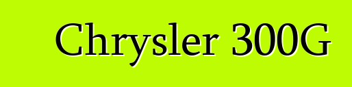 Chrysler 300G