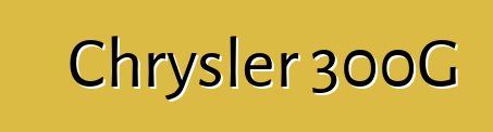 Chrysler 300G
