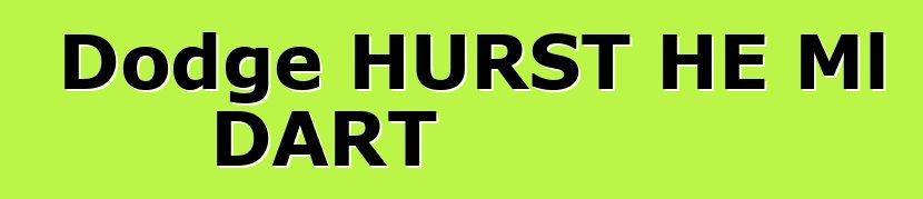 Dodge HURST HE Ml DART