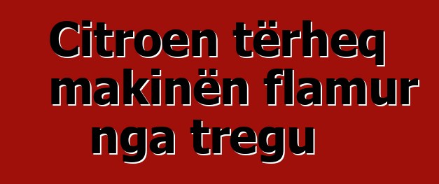 Citroen tërheq makinën flamur nga tregu
