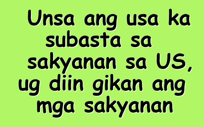 Unsa ang usa ka subasta sa sakyanan sa US, ug diin gikan ang mga sakyanan