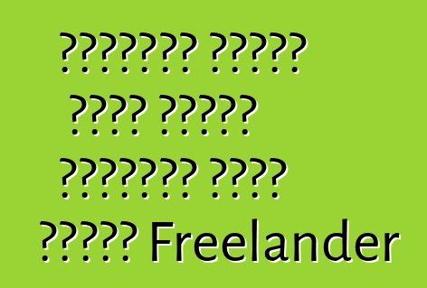 ল্যান্ড রোভার একটি সীমিত সংস্করণ তৈরি করেছে Freelander