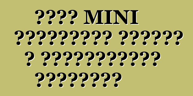 Փոքր MINI քրոսովերը ստացել է լիցքավորված տարբերակ