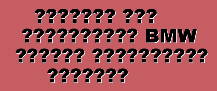 Շարժման մեջ ցուցադրվեց BMW առաջին էլեկտրական մեքենան