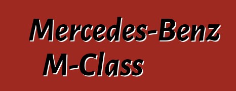 Mercedes-Benz M-Class