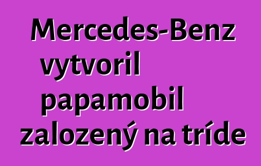 Mercedes-Benz vytvořil papamobil založený na třídě M