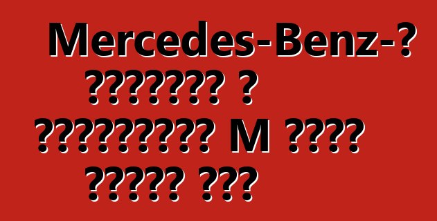 Mercedes-Benz-ը ստեղծել է պապամոբիլ M դասի հիման վրա