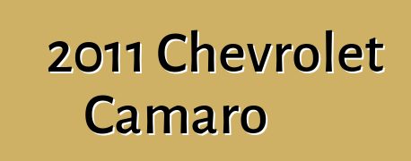 2011 Chevrolet Camaro