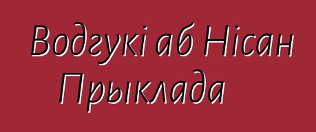 Водгукі аб Нісан Прыклада