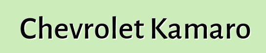 Chevrolet Kamaro