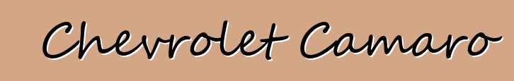 Chevrolet Camaro