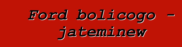Ford bolicogo – jateminɛw