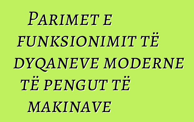 Parimet e funksionimit të dyqaneve moderne të pengut të makinave