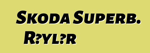 Skoda Superb. Rəylər