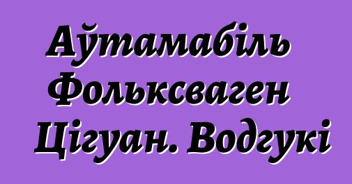 Аўтамабіль Фольксваген Цігуан. Водгукі