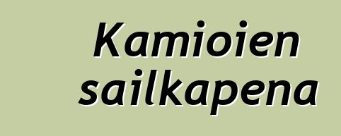 Kamioien sailkapena