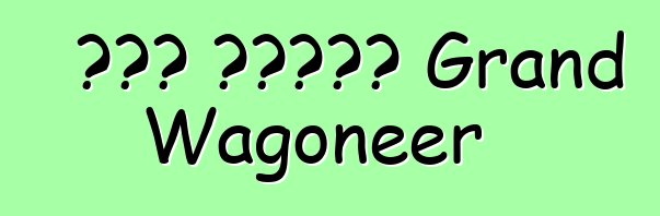 جيب ستحيي Grand Wagoneer