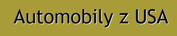 Automobily z USA