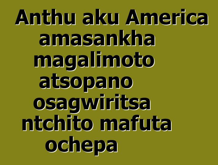 Anthu aku America amasankha magalimoto atsopano osagwiritsa ntchito mafuta ochepa
