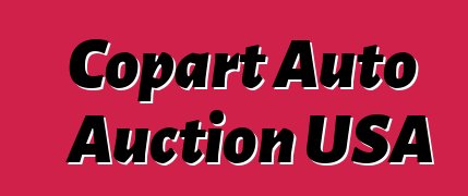 Copart Auto Auction USA