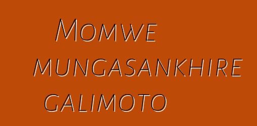 Momwe mungasankhire galimoto