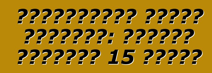 سيناريوهات العبث والسرقة: الموعد النهائي 15 دقيقة