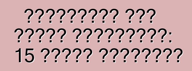 টেম্পারিং এবং চুরির পরিস্থিতি: 15 মিনিট সময়সীমা