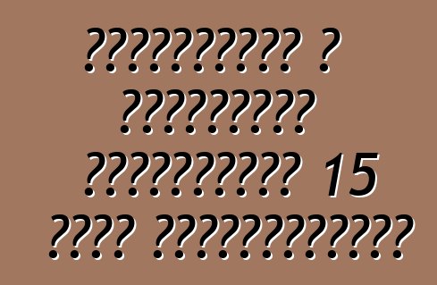 Կաշառքների և գողության սցենարներ՝ 15 րոպե վերջնաժամկետ