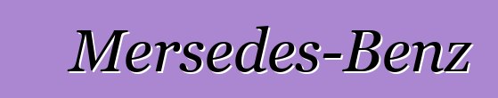 Mersedes-Benz