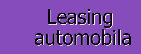 Leasing automobila