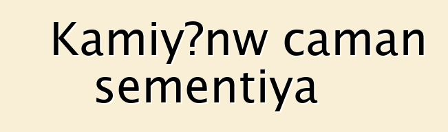 Kamiyɔnw caman sɛmɛntiya