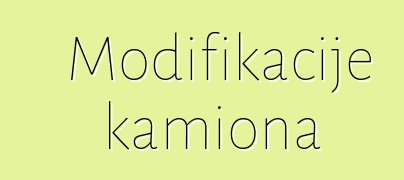 Modifikacije kamiona