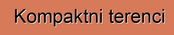 Kompaktni terenci