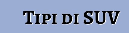 Tipi di SUV