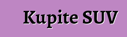 Kupite SUV