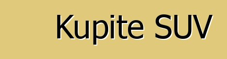 Kupite SUV