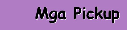 Mga Pickup