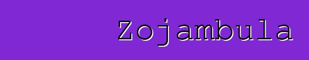Zojambula