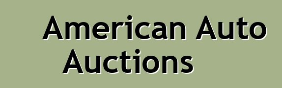 American Auto Auctions