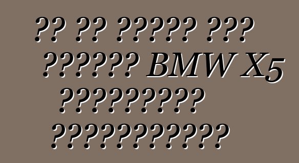 ما هو الفرق بين سيارات BMW X5 الأوروبية والأمريكية؟