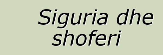 Siguria dhe shoferi