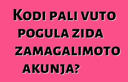 Kodi pali vuto pogula zida zamagalimoto akunja?