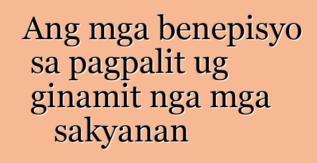 Ang mga benepisyo sa pagpalit ug ginamit nga mga sakyanan