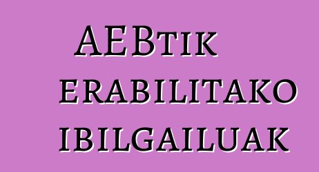 AEBtik erabilitako ibilgailuak