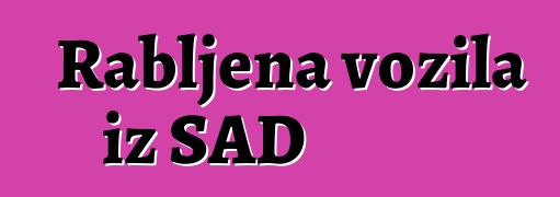 Rabljena vozila iz SAD